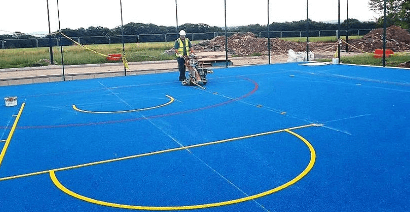 Sports Court Painting